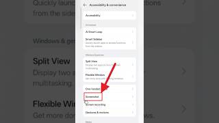 "How to Take Screenshot with 3 Fingers Swipe | Mobile Tips 2025"#tipsandtricks #shorts #mobile