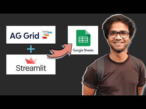 Python Web App using INTERACTIVE AGGRID Table connected to GOOGLE SHEET |JavaScript Injection |