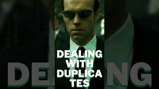 DEALING WITH DUPLICATES #datanalysis #duplicates #data #matrix