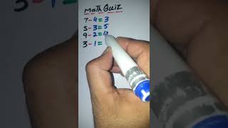 Math Quiz test #challenge #braintestsolution #mathtest #mathstricks #mathtest #easymath #mathquiz
