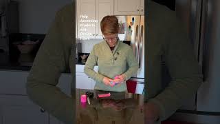 #Accessibility hack for consumer products with design flaws in the packaging #accessibilityforall