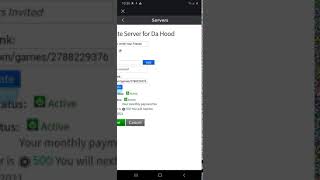 free da hood vip server roblox [29/01/2021] NOT EXPIRED !!