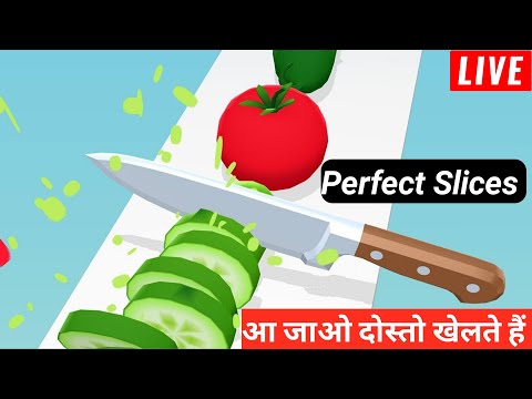 perfect slices game is live | fruit cutting gameplay video #desigamerbhaiya