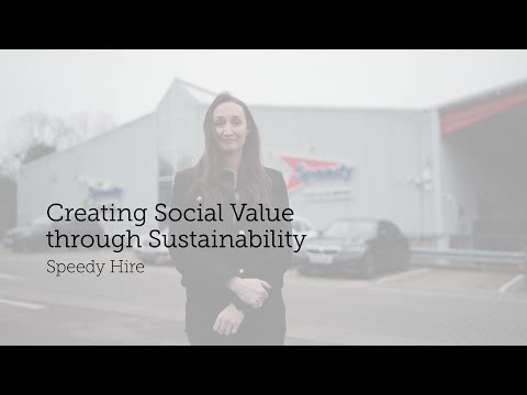 Creating Social Value Through Sustainability | Speedy Hire | IEMA | TWS