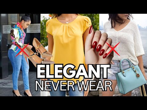 10 Wardrobe Staples That Make Women Look Cheap - Elegant Women Avoid Them
