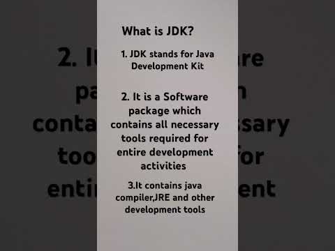 what is JDK? #java #JDK #programming