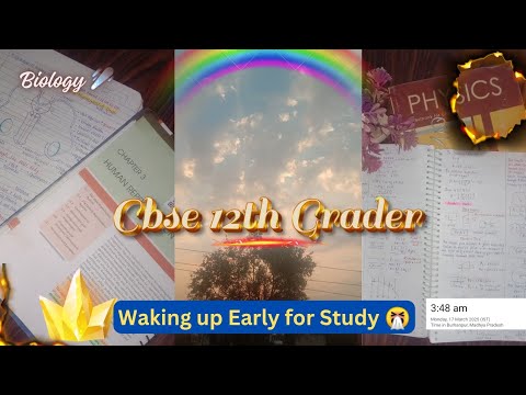 4:00 AM  Morning Study Routine of a Class 12th Grader 😎 #neet #cbse