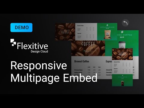 Flexitive - Digital Signage Design - Responsive Multipage Embed