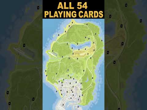 ALL 54 PLAYING CARDS LOCATIONS IN GTA ONLINE