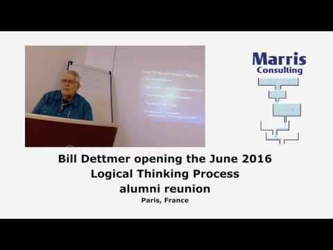 Bill Dettmer's opening of June 2016 LTP alumni reunion