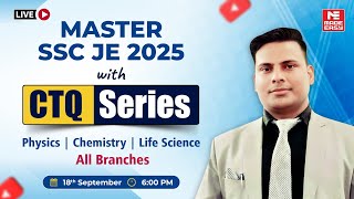 Master SSC JE 2025 | CTQ Series | Important Questions Explained by MADE EASY!