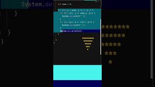 Triangle Star Pattern: Java 8 Stream Api #shorts #java #trending #programming #coding #Java8
