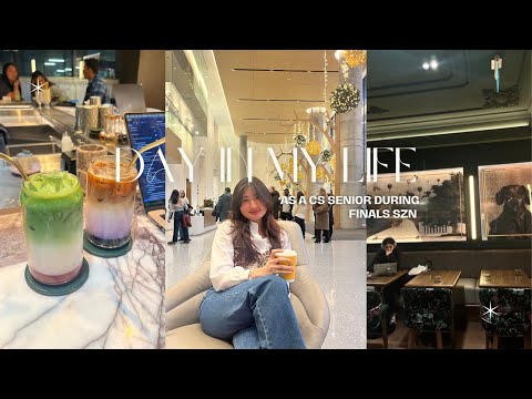 day in my life as a computer science student 🍵💻💭 | studying, cafe hopping, catching up with friends