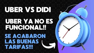 Uber vs Didi!! Uber tienes muchos viajes y Didi tiene mejores tarifas, pero no caen viajes!!!