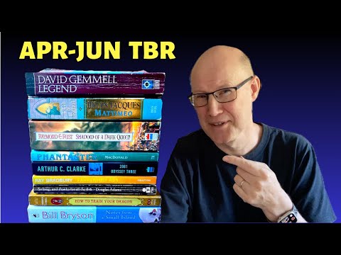 My Apr-Jun 2024 TBR - Fantasy, Sci-Fi and one that's not!