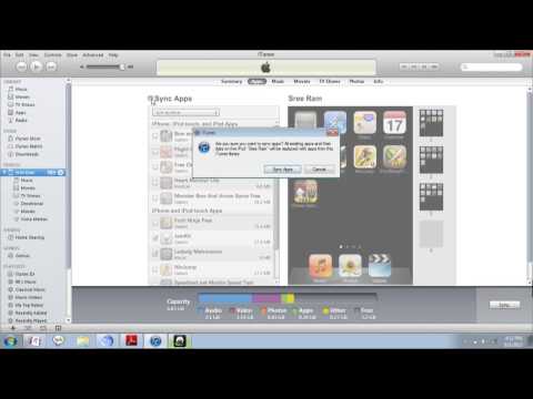 How to sync apps from Iphone,ipad, Ipod Touch to the Computer March 2014, EASY !!