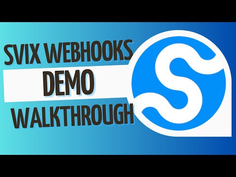 Svix Demo App Walkthrough