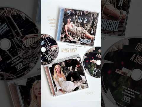 The Life Of A Showgirl : Acoustic Version CD (limited release)✨#taylorswift #tloas #swifties #tloasg