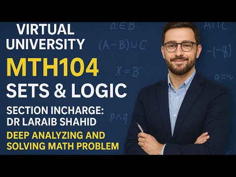 MTH104 Assignment 1 | Incharge DrLaraib Shahid | Walkthrough of MTH104  Assignment  #studywithme #vu