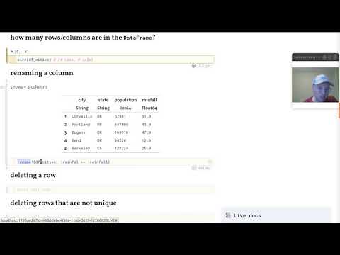 introduction to DataFrames.jl in the Julia programming language