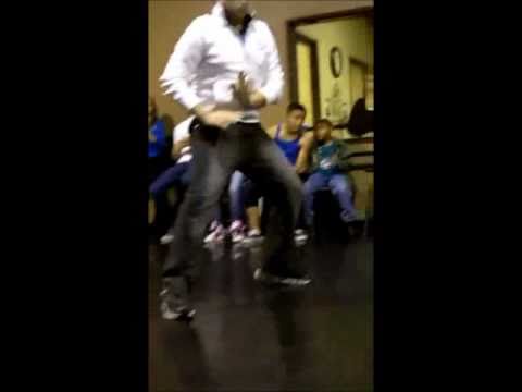 Marc Boogie Popping At Elite Dance Studio