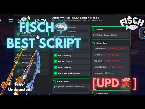 🌋NEW Alchemy Hub Fisch Script – Auto Farm, Fast Catch & More!