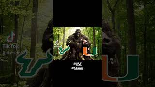 USF vs. Miami 🏈 #BigfootVlogs #USFvsMiami #CollegeFootball #CFBPrediction