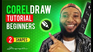 CorelDraw Tutorials PART 2 | Basic Shapes | The Basic for Beginners | 2024