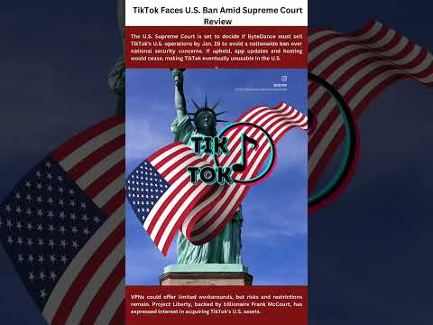 TikTok Faces Nationwide U.S. Ban: Supreme Court to Decide Its Future