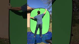 How to fold a Green Screen … EASY   (#shorts)