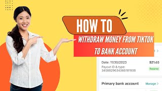 How To Withdraw Money From TikTok To Bank Account 2024