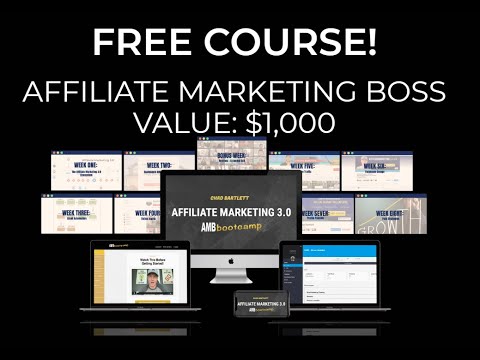 Affiliate Marketing Boss FREE COURSE Value $1,000 #shorts