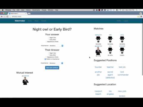 0202 Walkthrough   02 MatchMaker 2