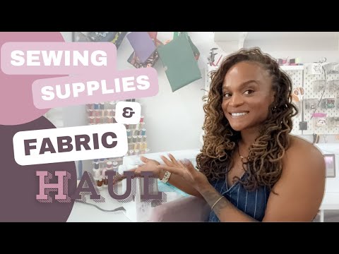 Unboxing new fabrics from Minerva & Wawak supplies