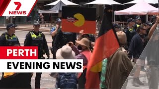Invasion Day rally evacuated after bomb threat; Beach visit hospitalises two men | 7NEWS Perth