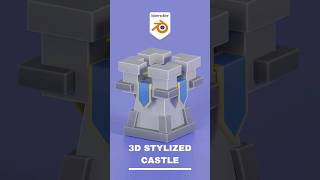 Stylized Castle 3D Modeling - Blender #3d #blender3d #stylized3d #castle3d