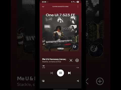 One Ul 7 came on my S23 FE😆 #fyp#samsung#s23fe#oneui7#goviral#viralvideo#foryoupage #android15#fy