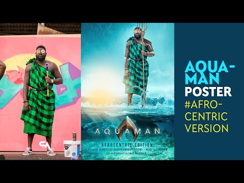 Photoshop Manipulation- Aquaman the Afrocentric Edition