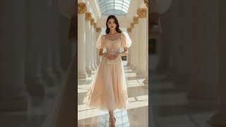 Modern Beauty in Motion 🌸 #ModernFashion #StylishDress #ElegantChic #TrendyOutfit #classyvibes