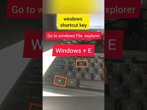 windows shortcut l open windows explorer using shortcut key