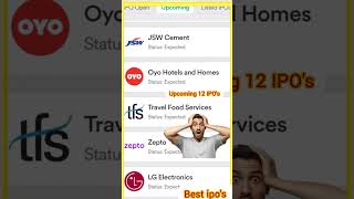 Best IPO's ever| get ready for apply|do research    #bseindia #ipo #stockmarket #grow #nseindia