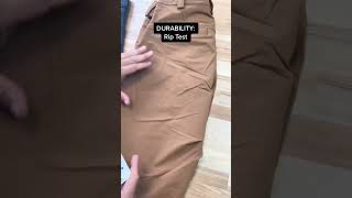 T2 Pant vs. Canvas Durability Test | TRUEWERK