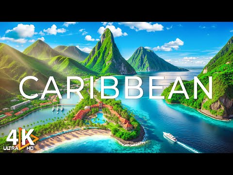 WONDERS OF CARIBBEAN🌍Explore Nature’s Island Wonders✈️Travel Video 4K