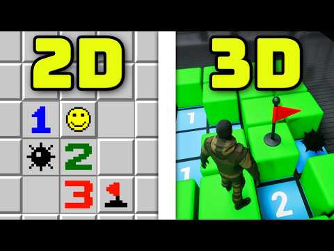 I created Minesweeper but in 3D