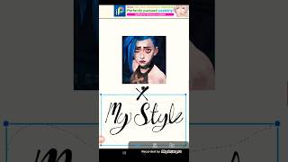 Drawing Jinx in my style★ ||#arcane #trending #art #digitalart #fanart #lolfanart #jinx #drawing