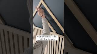 Modern Wood Slat Accent Wall Tip #1 Caulking