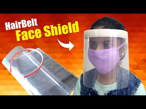 Face Shield for COVID-19 l Hairbelt Face shield l DIY PPE Face Shield At Home by Vrindas Basket