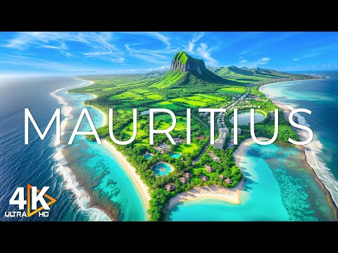 Mauritius 4K UHD – Breathtaking Aerial Island Views with Calm Music - 4K Video Ultra HD