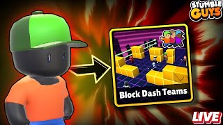 🔴 STUMBLE GUYS AO VIVO 🔥 BLOCK DASH TEAMS! JOGANDO COM INSCRITOS 💫 #stumbleguys #40k