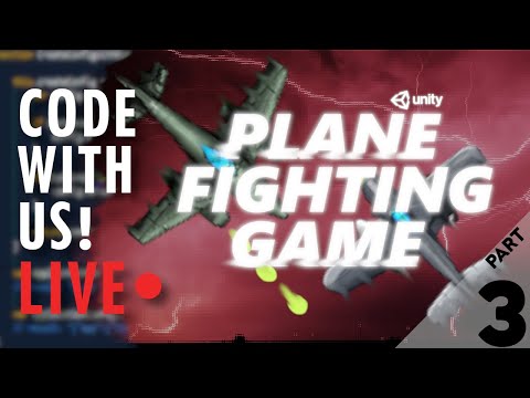 Code With Us! Plane Fighting Game in Unity [PART 3 - Powerups!] w/ Josh & Adam